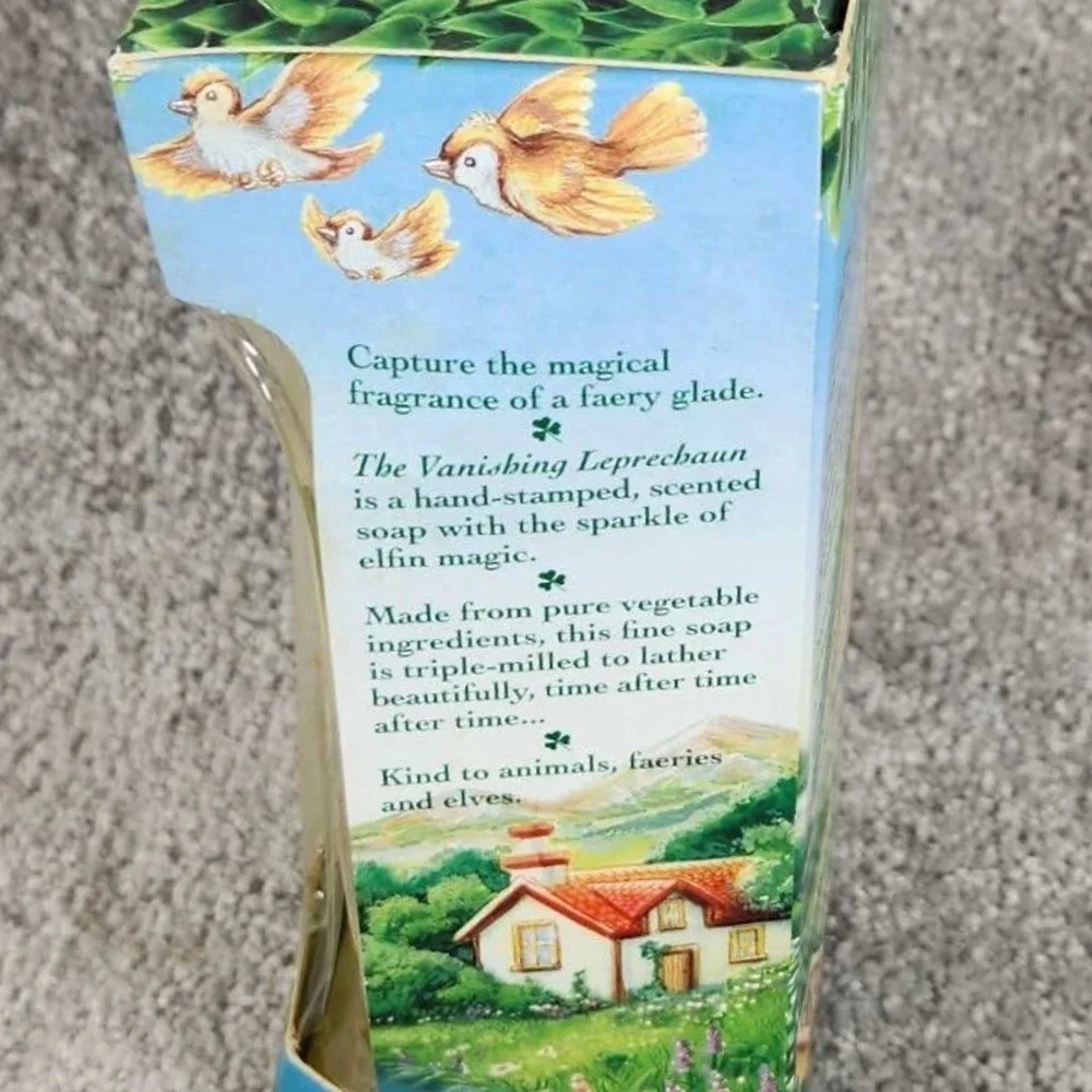 Lillian Vernon Leprechaun Soap Green‎ Vanishing Triple-Milled Scotland 5.3oz